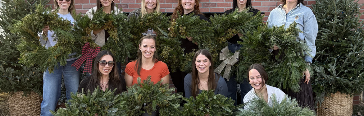 Wreaths with Wine
