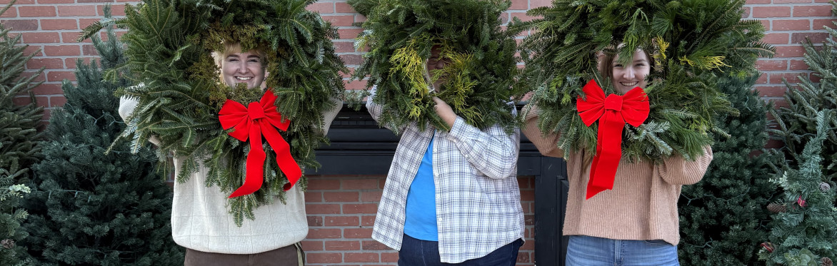 Wreaths with Wine