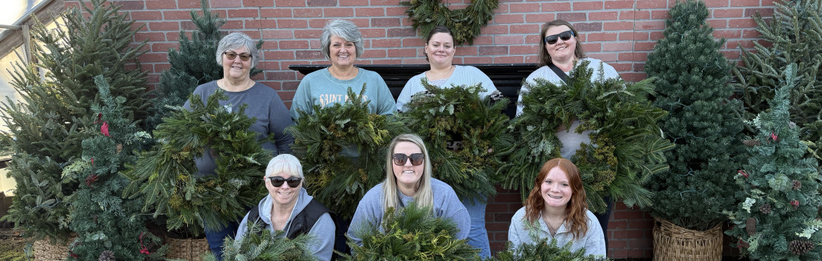 Wreaths with Wine