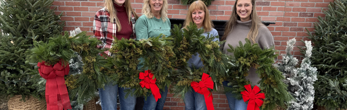 Wreaths with Wine
