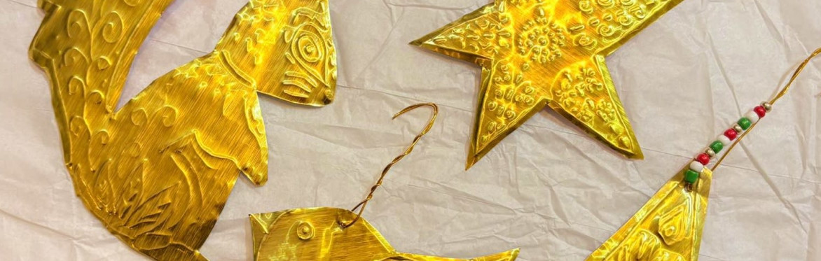 Foil embossed Decoration or Wreath
