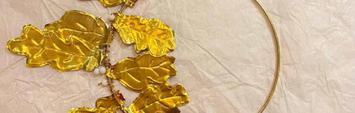 Foil embossed Decoration or Wreath