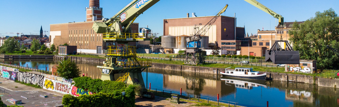 Oude Dokken en havenkranen