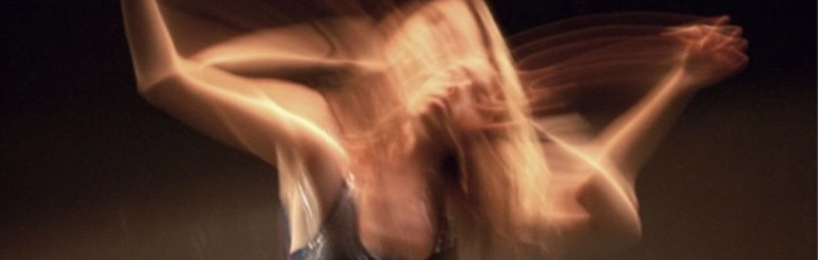 a woman moving