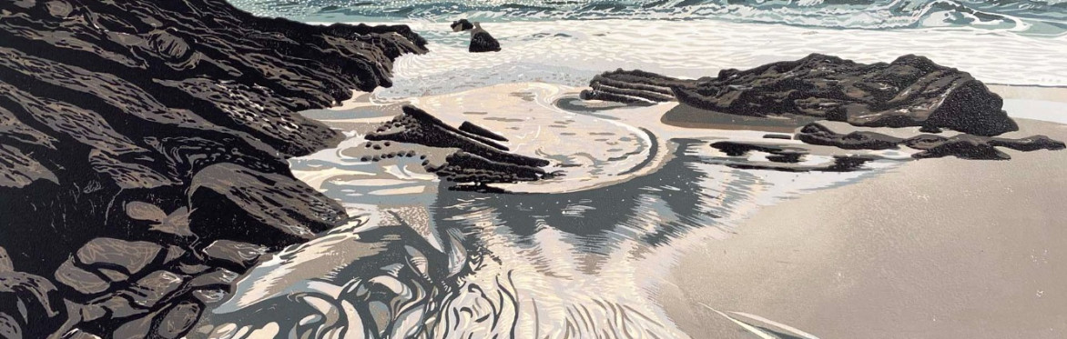 Reduction Linocut Printmaking with Hazel McNab