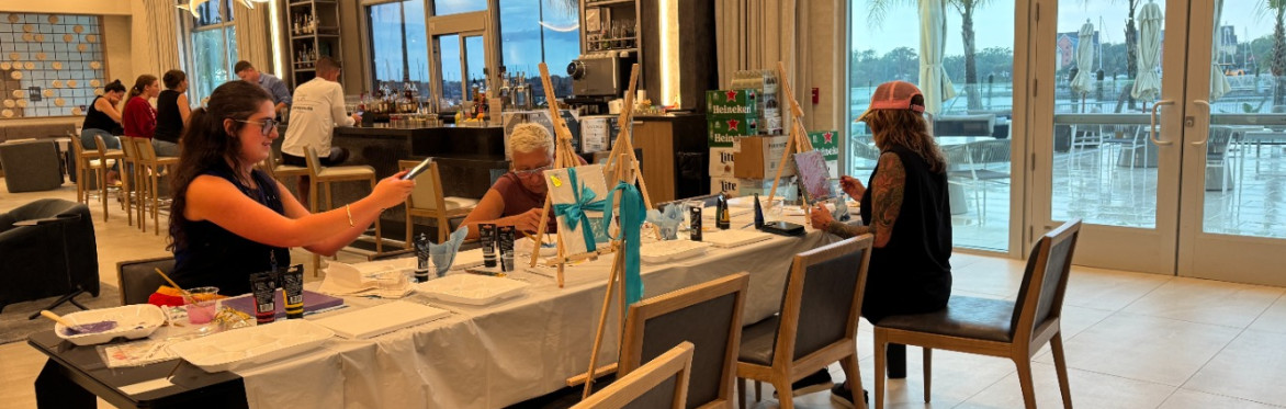 Paint & Sip Happy Hour at the AC Marriott