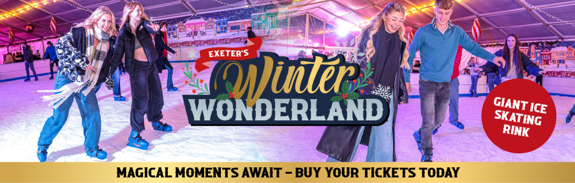 ❄️ Ice Skating On Real Ice (Under Cover) - Exeter Winter Wonderland