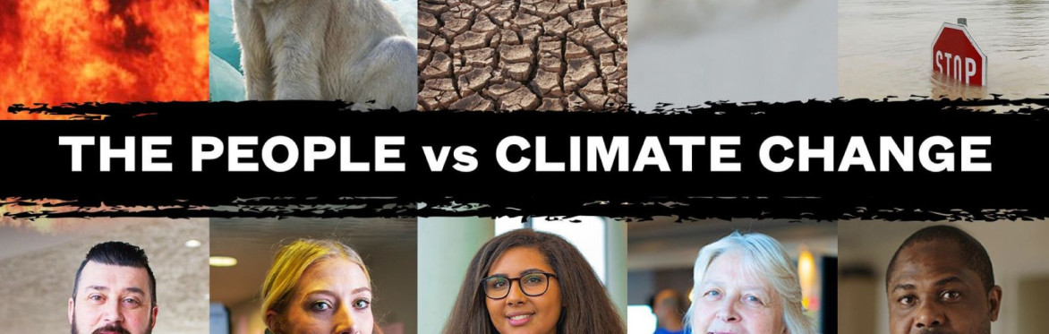 3 Images of Climate Change damages and 3 Pictures of Citizen