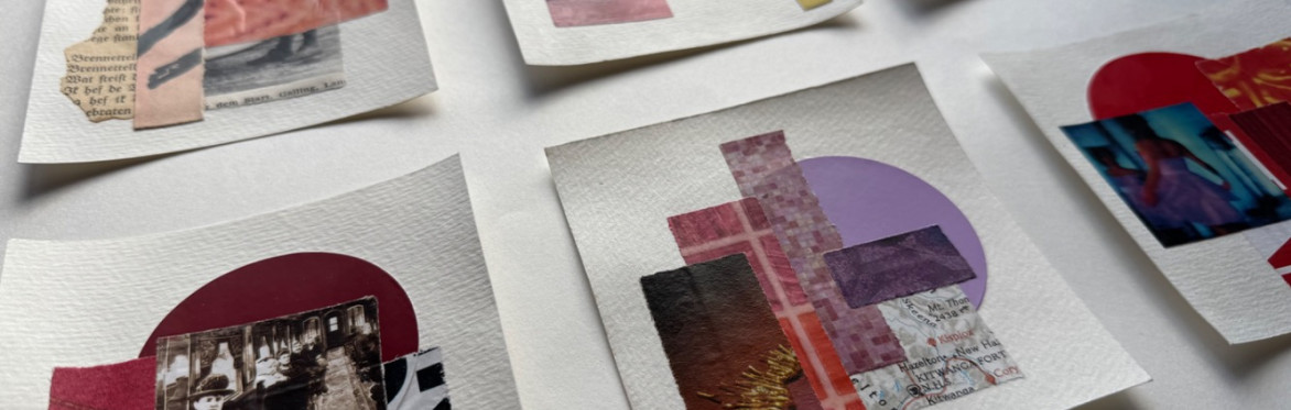 Small Paper Collage Artworks