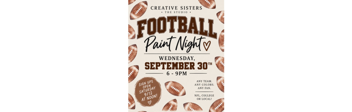 Football Paint Night