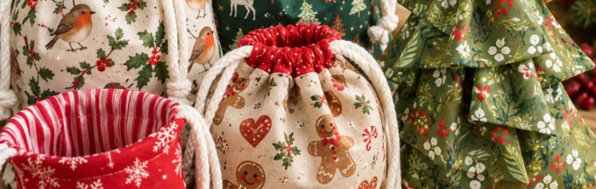 Sewing - Fabric Gift Bags