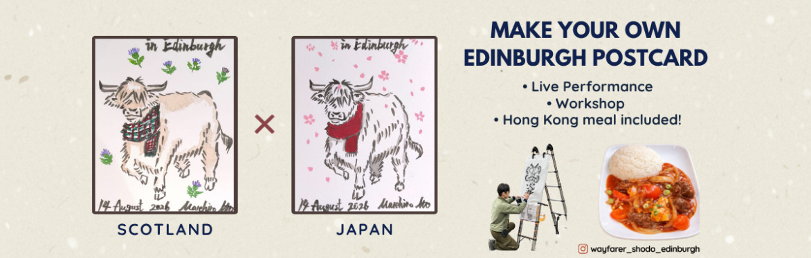 Make Your Own Edinburgh Postcard — Scotland Meets Japan