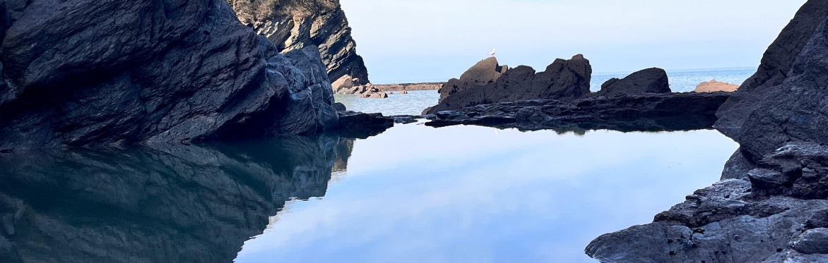 Woody Bay Seapool dip