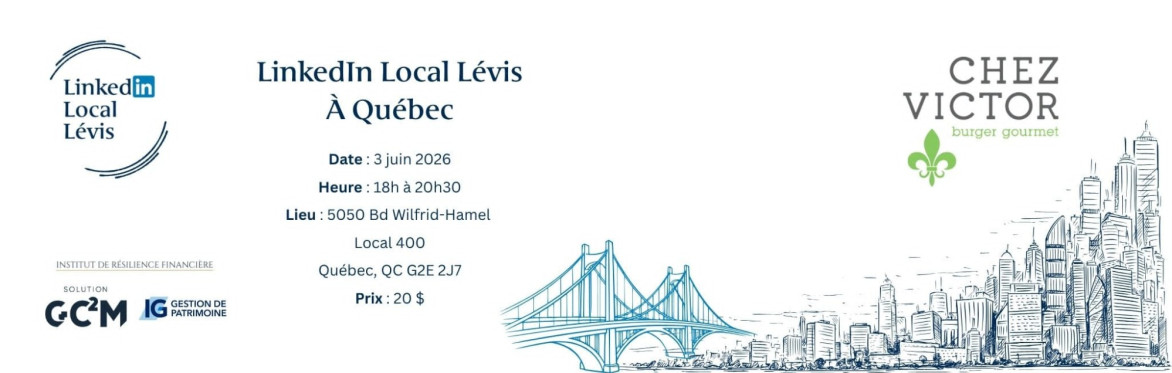Événement de réseautage Chez Victor boul Hamel