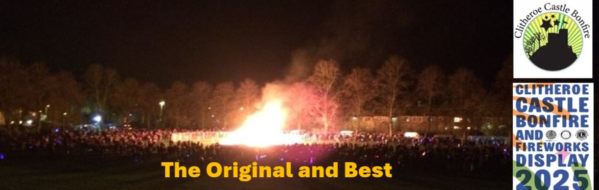Clitheroe Castle Bonfire + Fireworks 2025