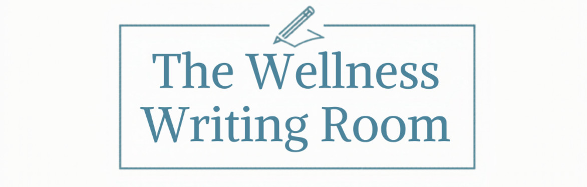 The Wellness Writing Room logo in blue and white