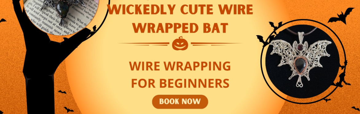 Tangled Wire Creations - Bat Pendant