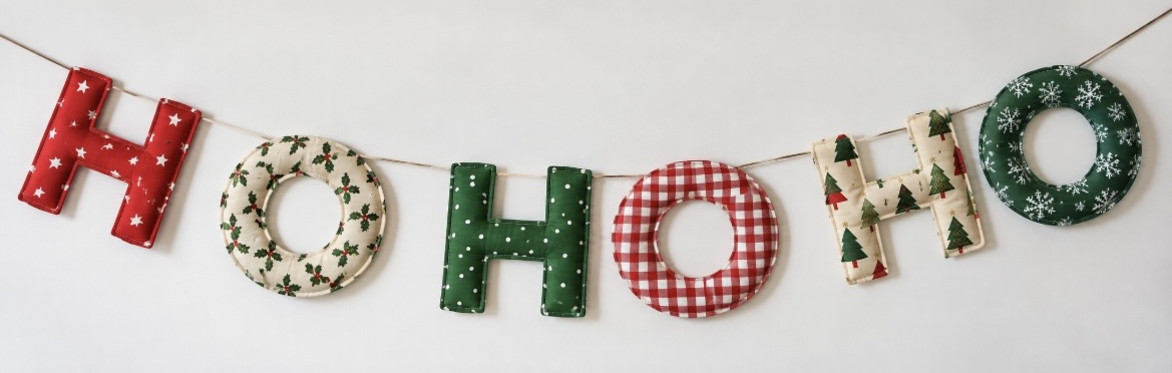 Sewing - HO HO HO Bunting
