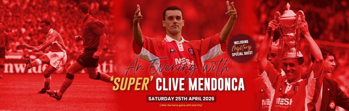 An Evening with 'Super' Clive Mendonca on Saturday 25th April 2026