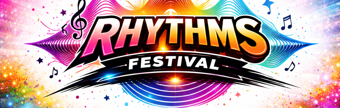 Rhythms festival logo banner