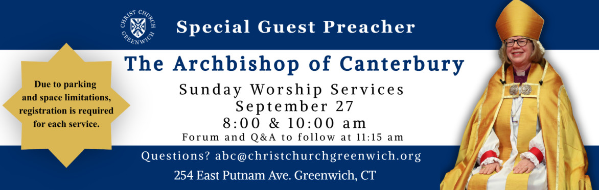 The Archbishop of Canterbury 10:00 Service and Forum
