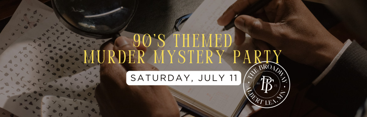 90's Murder Mystery Party