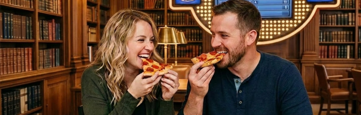 Date night – Pizza and Family Feud style game