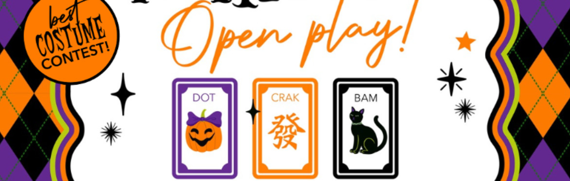 Tricks, Treats and Mahjong Open Play