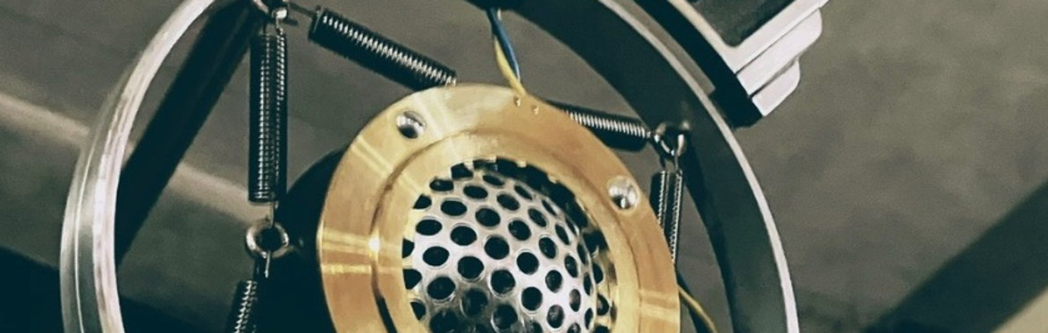 Old-fashioned radio microphone