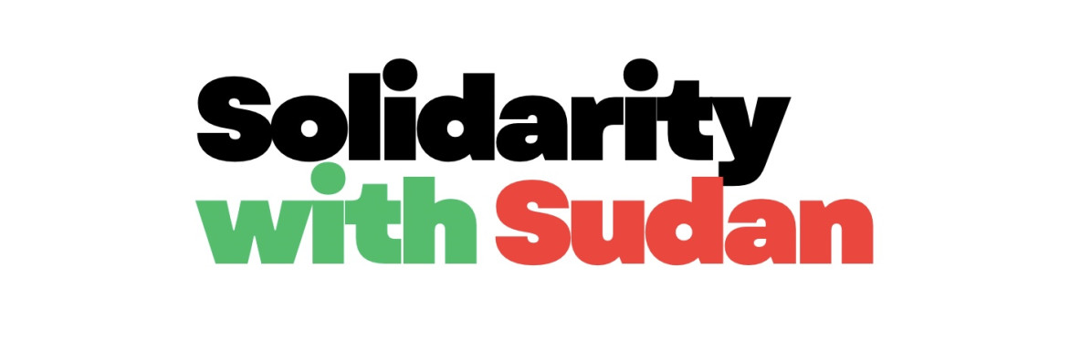 Header image reads ‘Solidarity with Sudan’