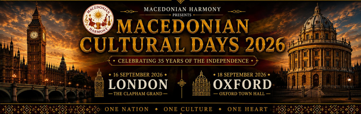 Macedonian Harmony proudly presents the inaugural Macedonian Cultural Days 2026 – Celebrating 35 Years of the Independen