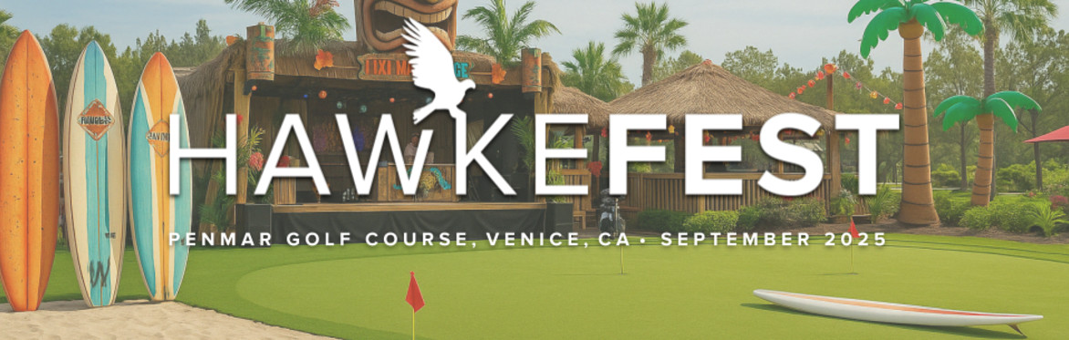 Golf course with tiki accents