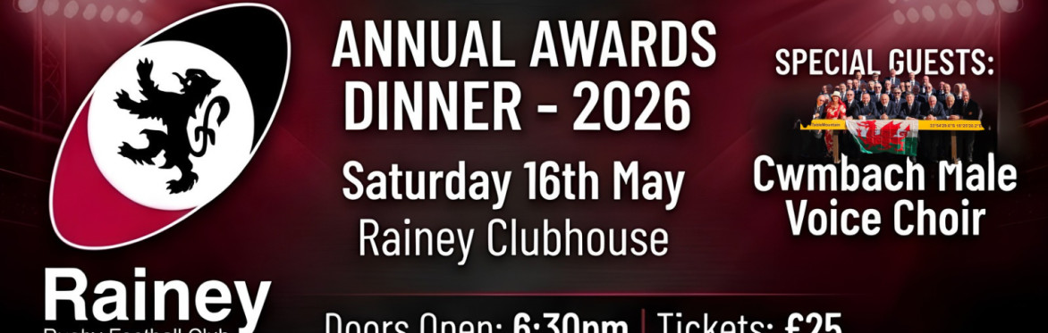 Rainey RFC Annual Awards Dinner