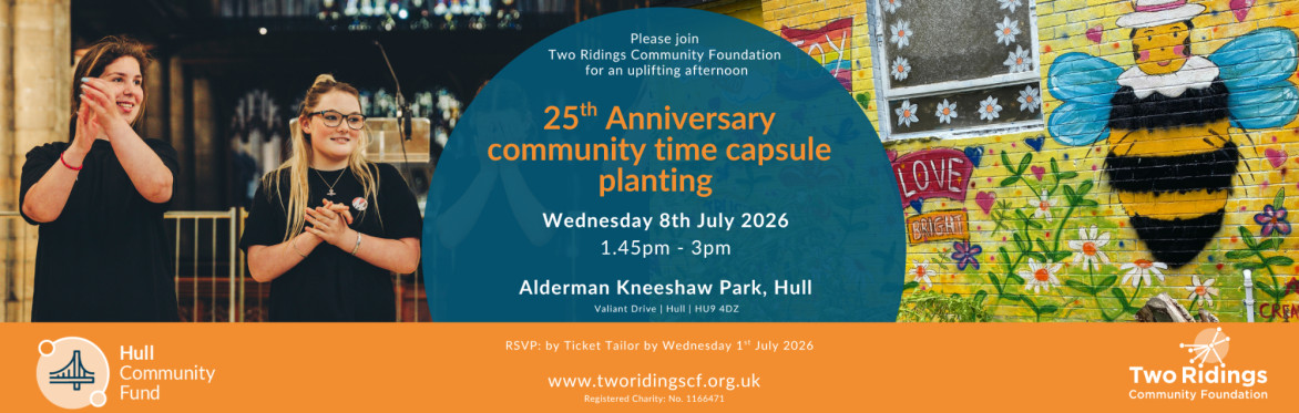 Celebrate our 25th Anniversary with our community time capsule planting