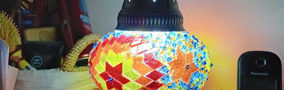 Mosaic Turkish lamp making workshop