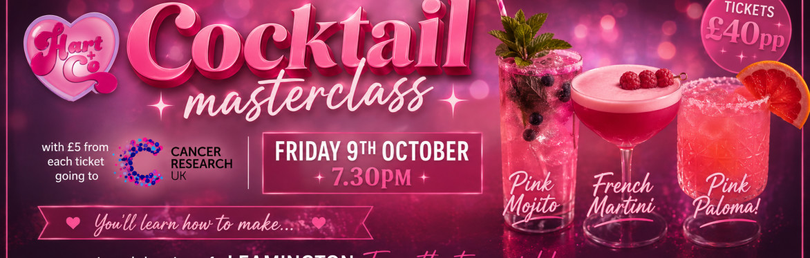 Cancer Research UK Cocktail Masterclass