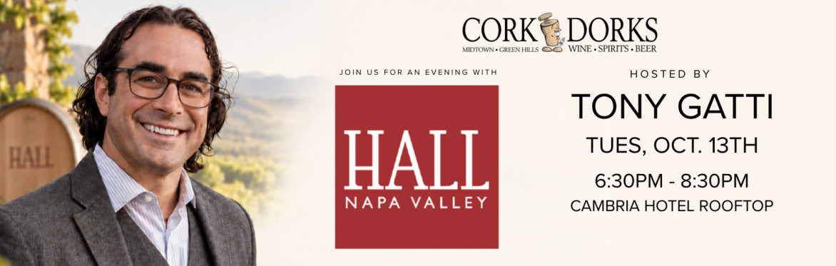 Join Us: Taste selections from HALLS Napa Valley with Tony Gatti