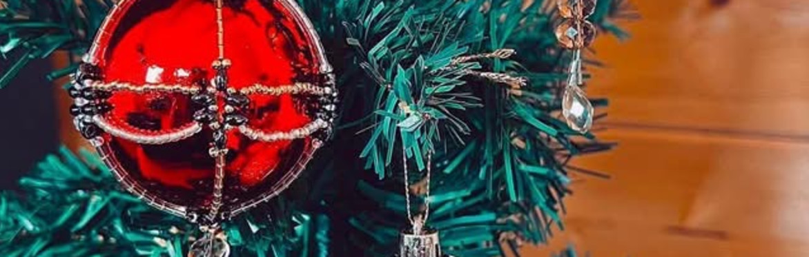 Beaded Christmas Baubles