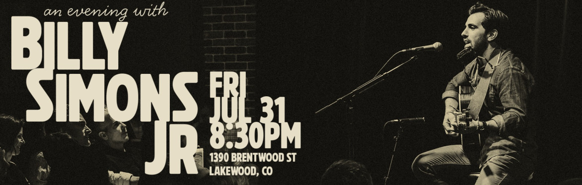 An Evening with Billy Simons Jr (Presented by Lakewood UMC)