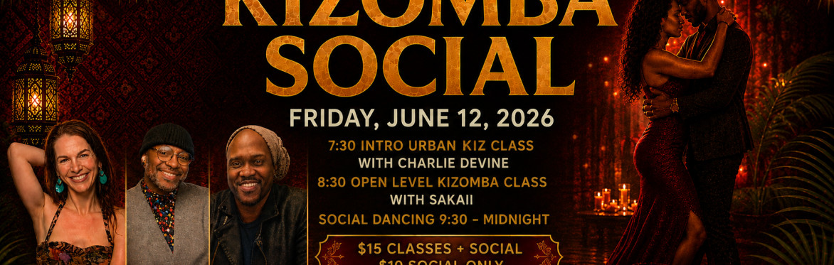 Kizomba Social Williamsburg, VA Friday, June 12, 2026