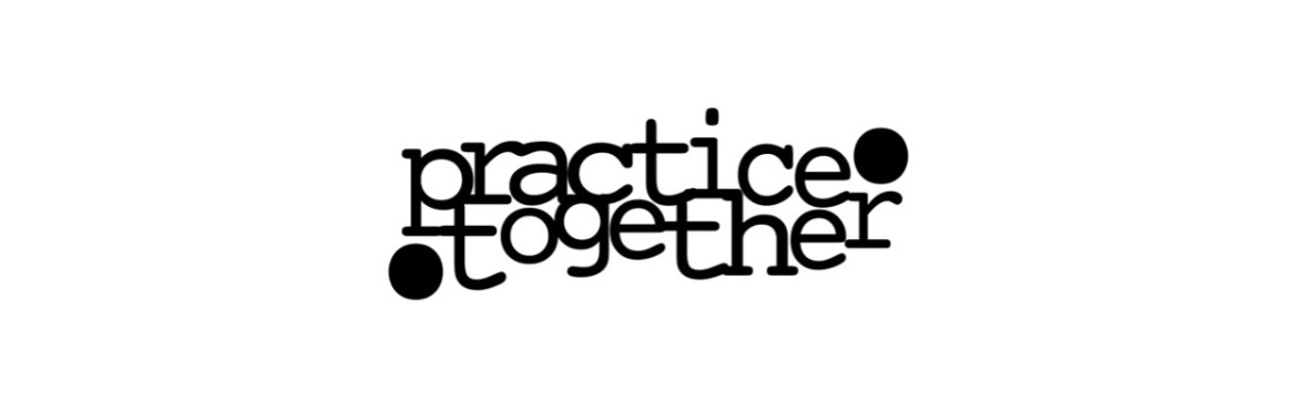 practice together and logos of the three universities and M4C DTP