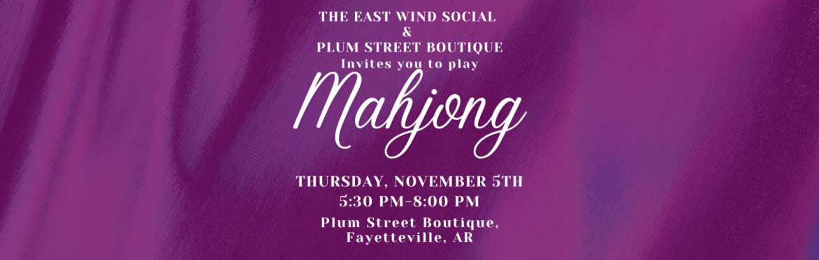 Plum Street Boutique Mahjong Night