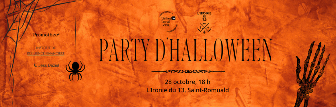 Party d'Halloween à l'Ironie du 13