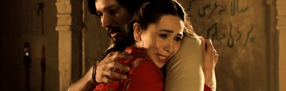 A man and woman hug desperately