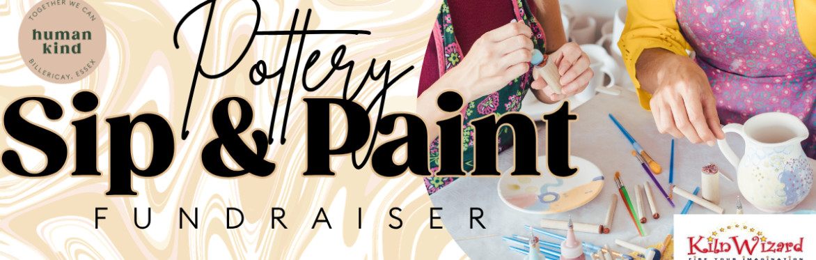 Sip and Paint Pottery Fundraiser