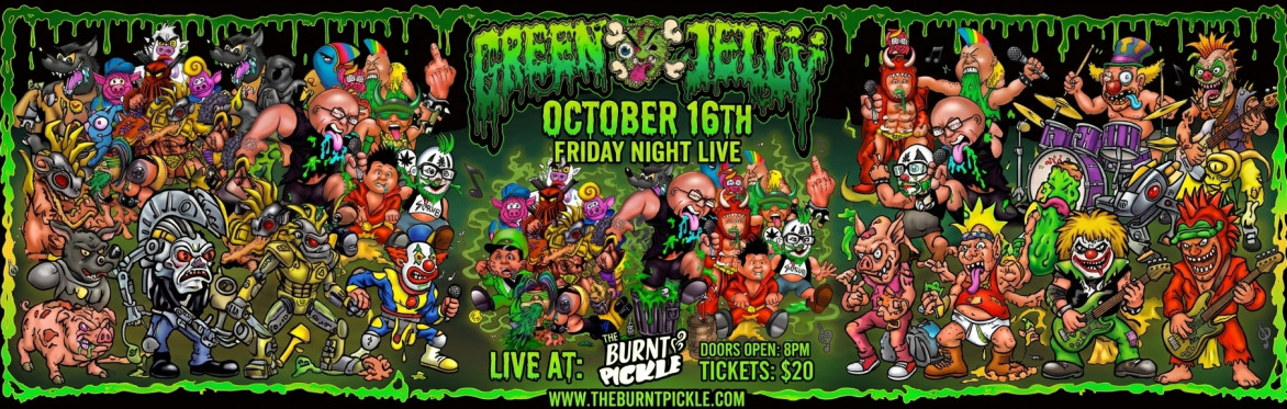 Green Jelly 45th Anniversary tour live at The Burnt Pickle in Kent Ohio