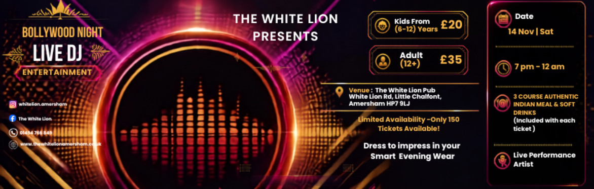Bollywood Night with Live DJ & Entertainment