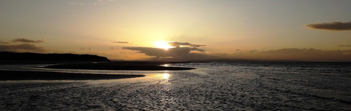 sunset over Findhorn Bay
