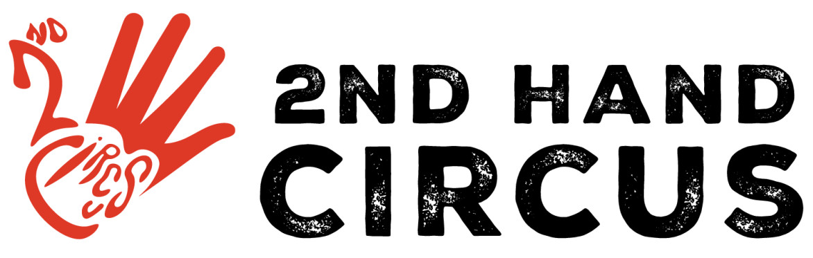 2nd Hand Circus logo with the word "circus" inside a hand