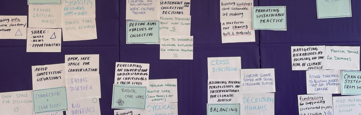 Collective Working in the Arts: workshop with Clare Gannaway & Alice Blackwell